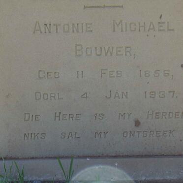 BOUWER Antonie Michael 1856-1937 &amp; Willemina Catherina GOOSEN 1861-1923