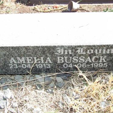 BUSSACK Boy 1908-1979 &amp; Amelia 1913-1995