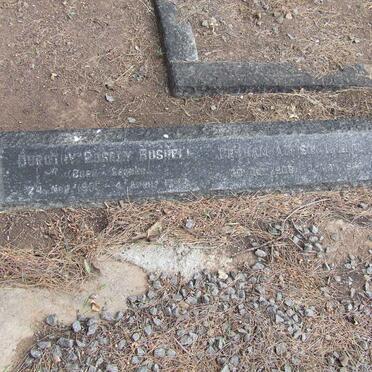 BUSHELL Graham Allison 1908-1982 &amp; Dorothy Rosely SEGGER 1914-1947