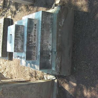 BERTRAM Fannie -1888 :: BERTRAM Margaret Marie -1889