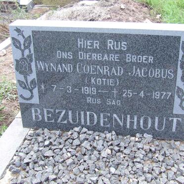 BEZUIDENHOUT Wynand Coenrad Jacobus 1919-1977