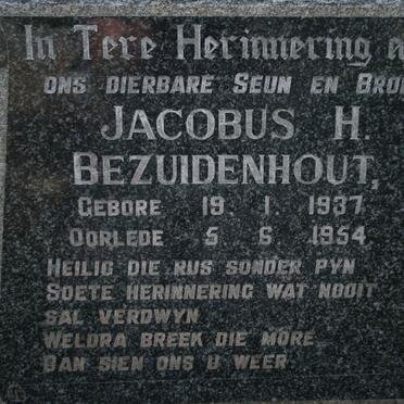 BEZUIDENHOUT Jacobus H. 1937-1954