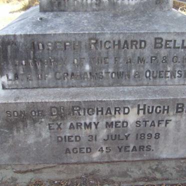 BELL Joseph Richard -1898