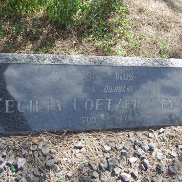 COETZER Cecilia nee VENTER 1903-1974