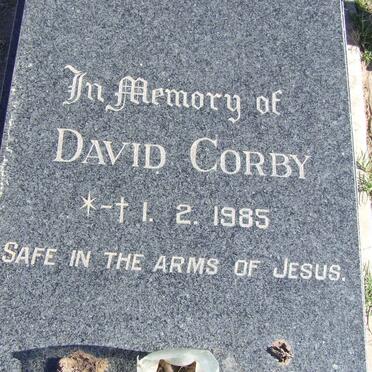 CORBY David 1985-1985