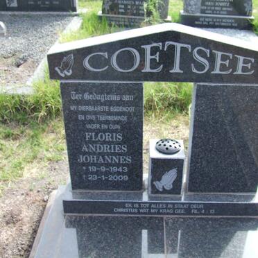 COETSEE Floris Andries Johannes 1943-2009
