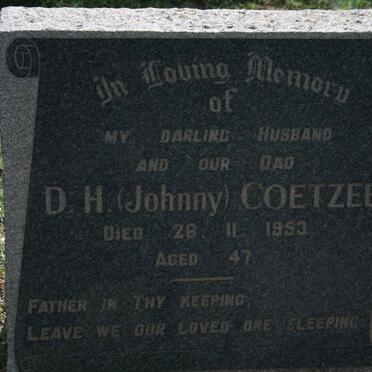 COETZEE D.H. -1953