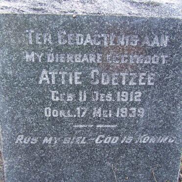 COETZEE Attie 1912-1939