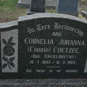 COETZEE Cornelia Johanna nee ENGELBRECHT 1893-1963
