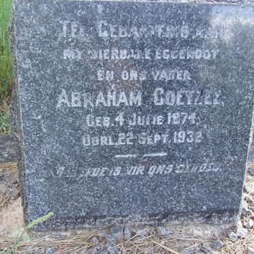 COETZEE Abraham 1874-1932