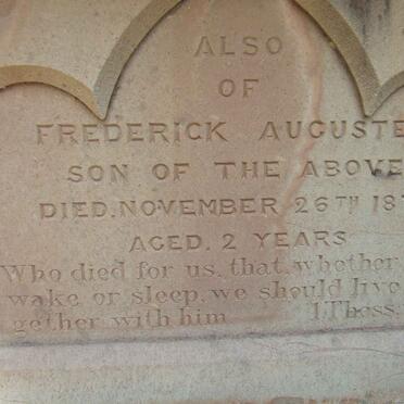 CONNOLLY Frederick Augustus -1871