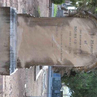 COTTERELL Rosina -1900