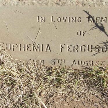 COUPER Euphemia Ferguson -1943