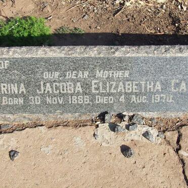 CASEY Catharina Jacoba Elizabeth 1886-1970 