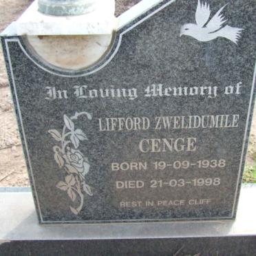 CENGE Lifford Zwelidumile 1938-1998