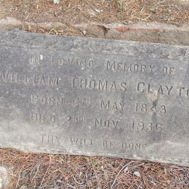 CLAYTON William Thomas 1843-1936