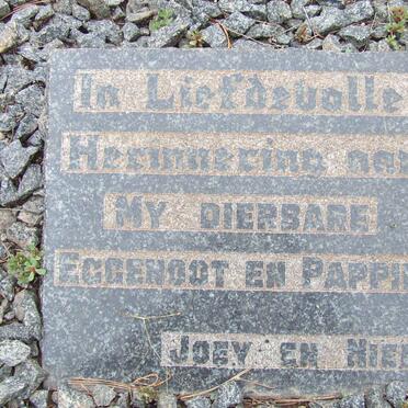 CLASSEN Jacobus Johannes -1945 &amp; Gertruida Magrietha -1944 