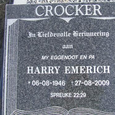 CROCKER George William 1917-1973 :: CROCKER Harry Emerich 1946-2009