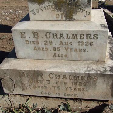 CHALMERS E.B. -1926 &amp; Mary -1927