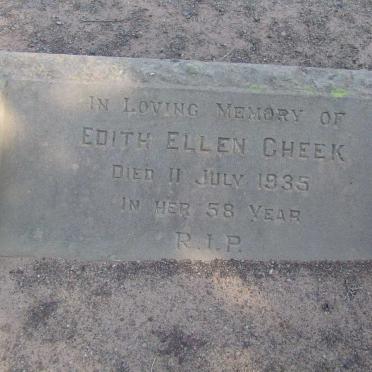 CHEEK Edith Ellen -1935