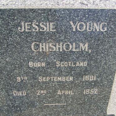 CHISHOLM Jessie Young 1881-1952