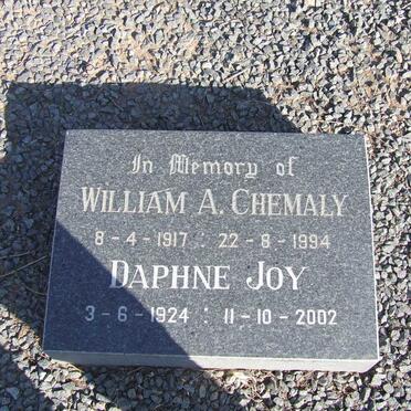CHEMALY William A 1917-1994 &amp; Daphne Joy 1924-2002