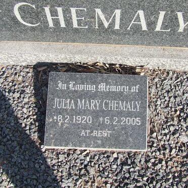 CHEMALY Julia Mary 1920-2005