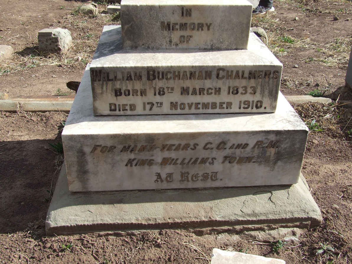 CHALMERS William Buchanan 1833-1910