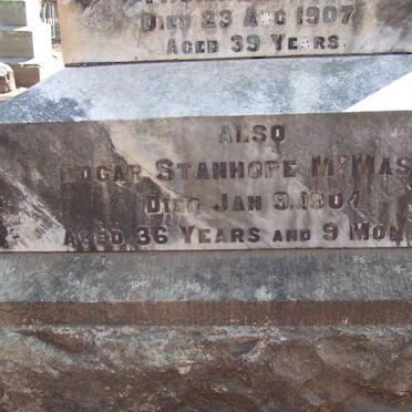 DARKE Kate -1907 ::  McMASTER Edgar Stanhope -1904