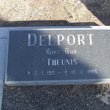 DELPORT Theunis 1915-1985