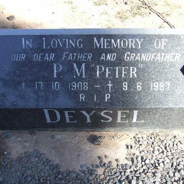 DEYSEL P.M. 1908-1987 