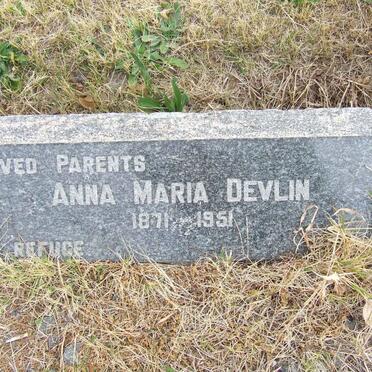 DEVLIN John Thomas 1867-1944 &amp; Anna Maria 1871-1951 :: DEVLIN Mary Caroline 1912-1974