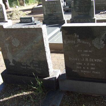 DEWING Arthur William 1909-1956 &amp; Isabel J.B. 1913-1982