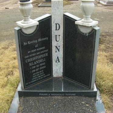 DUNA Christopher Mlandeli 1950-2000
