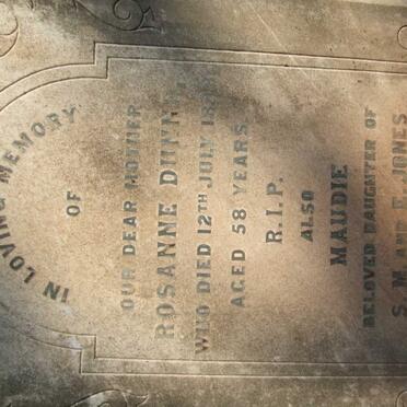 DUNNE Rosanne -1898 :: JONES Maudie