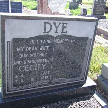 DYE Cecily 1927-1991