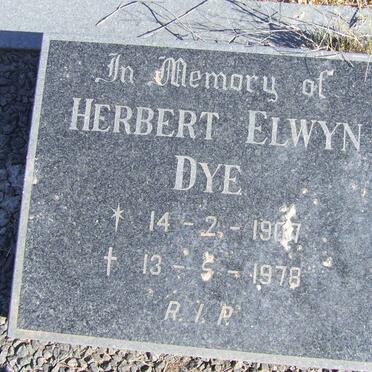DYE Herbert Elwyn 1907-1978