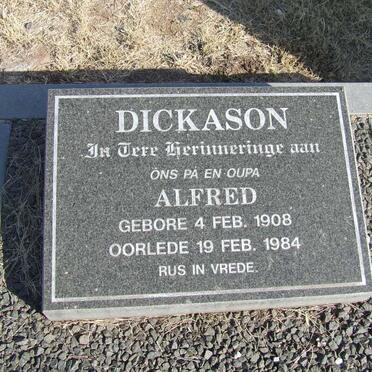 DICKASON Alfred 1908-1984