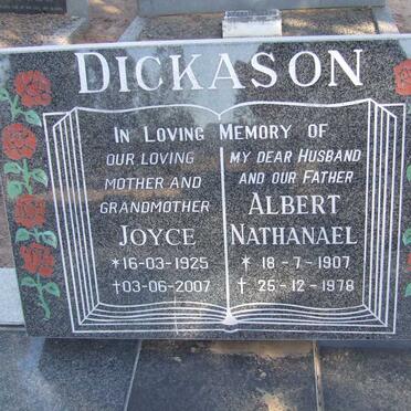 DICKASON Albert Nathanael 1907-1978 &amp; Joyce 1925-2007
