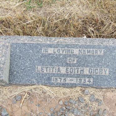 DIGBY Letitia Edith 1875-1954