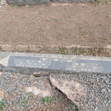 DIMOND F.W. 1875-1939 &amp; Gertrude Rachel 1877-1975