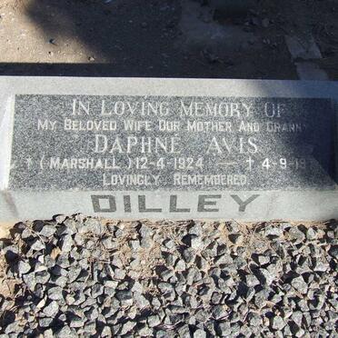 DILLEY Daphne Avis nee MARSHALL 1924-1974