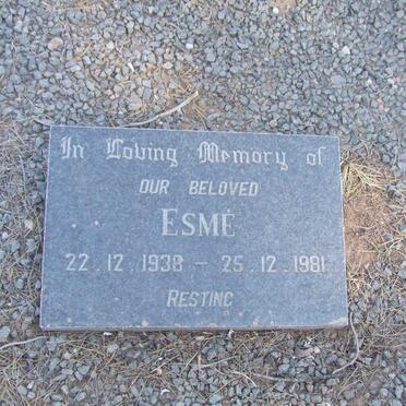 DOWNING Esme 1938-1981