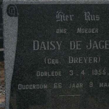 DREYER Daisy nee DE JAGER -1955