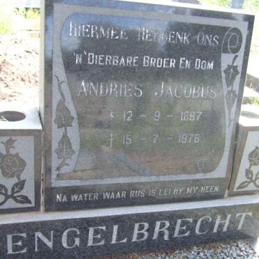 ENGELBRECHT Andries Jacobus 1897-1976