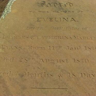 EVANS Evelina 1870-1870