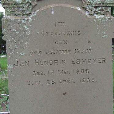 ESMEYER Jan Hendrik 1888-1938