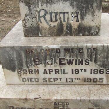 EWINS Ruth 1863-1905