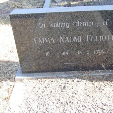 ELLIOTT Emma Naomi 1914-1977