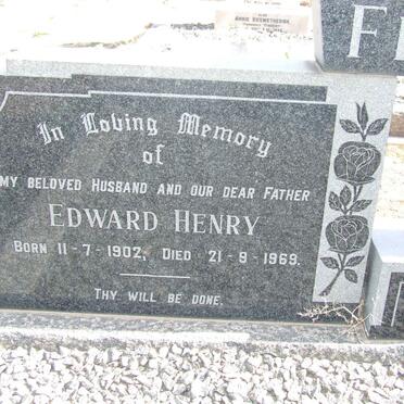 FENTHUM Edward Henry 1902-1969